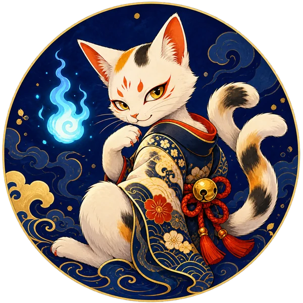 二つの尾を持つ猫又